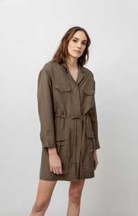 Rails Carmen Dress - Army Green