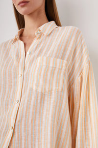 Clio Top - Clementine Stripe