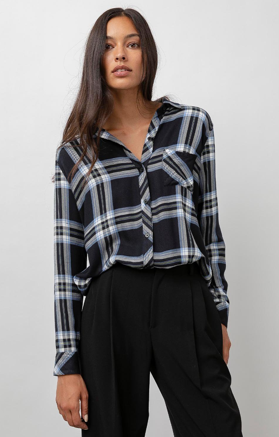 Hunter Shirt - Admiral Blue Yellow