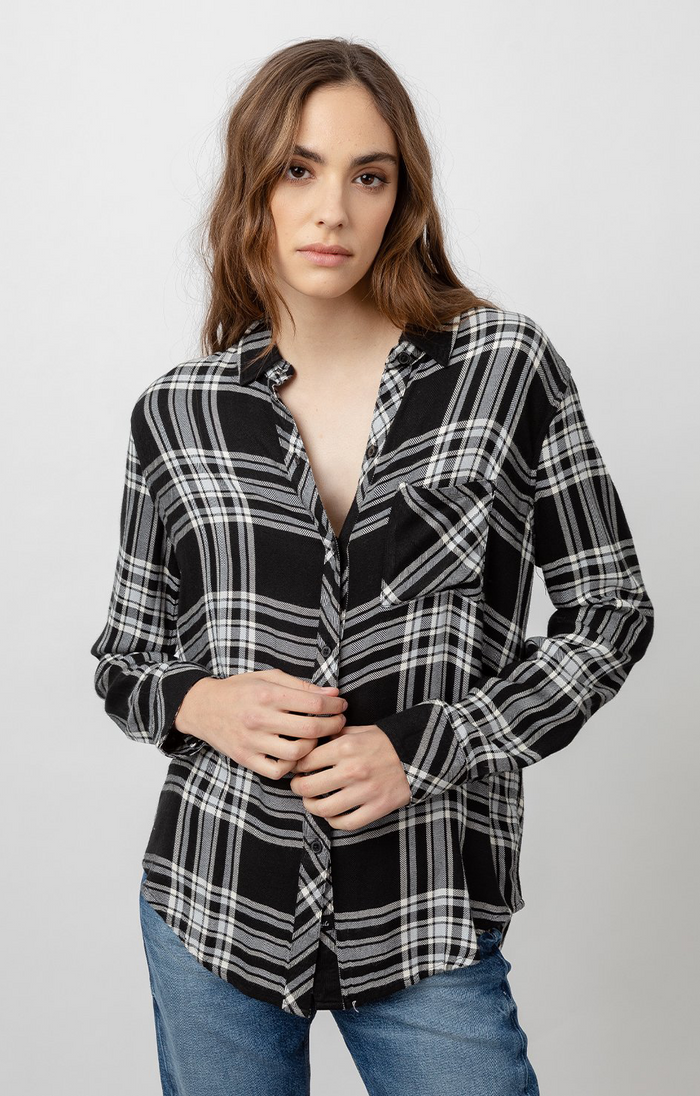 Hunter Shirt - Black Sky Ivory