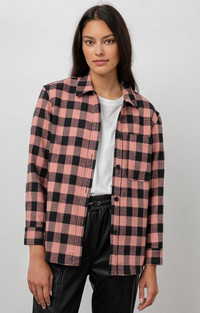 James Shirt Jacket - Peach Onyx