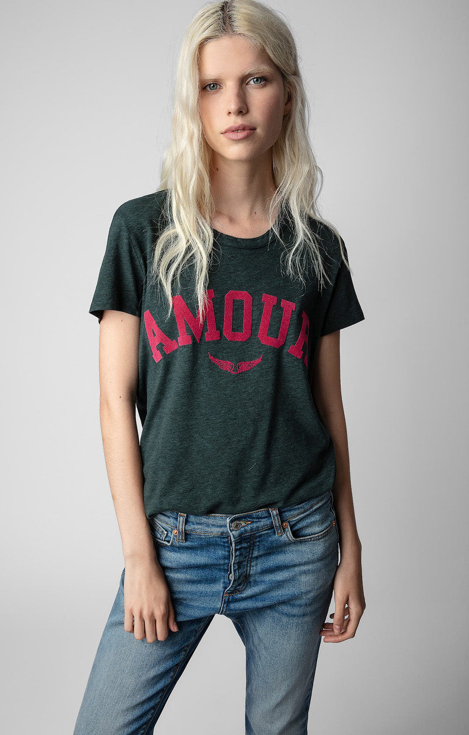Walk Amour Tee - Peacock