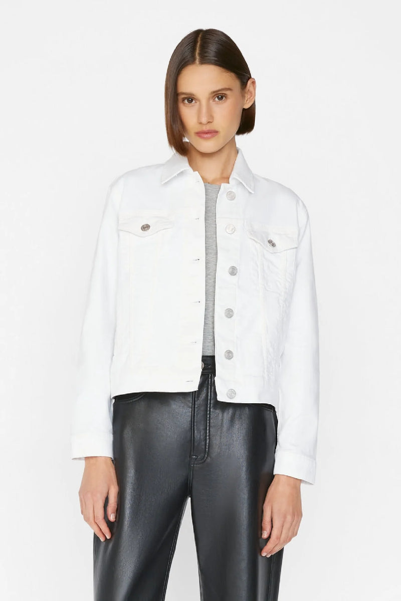 Frame white 2025 denim jacket