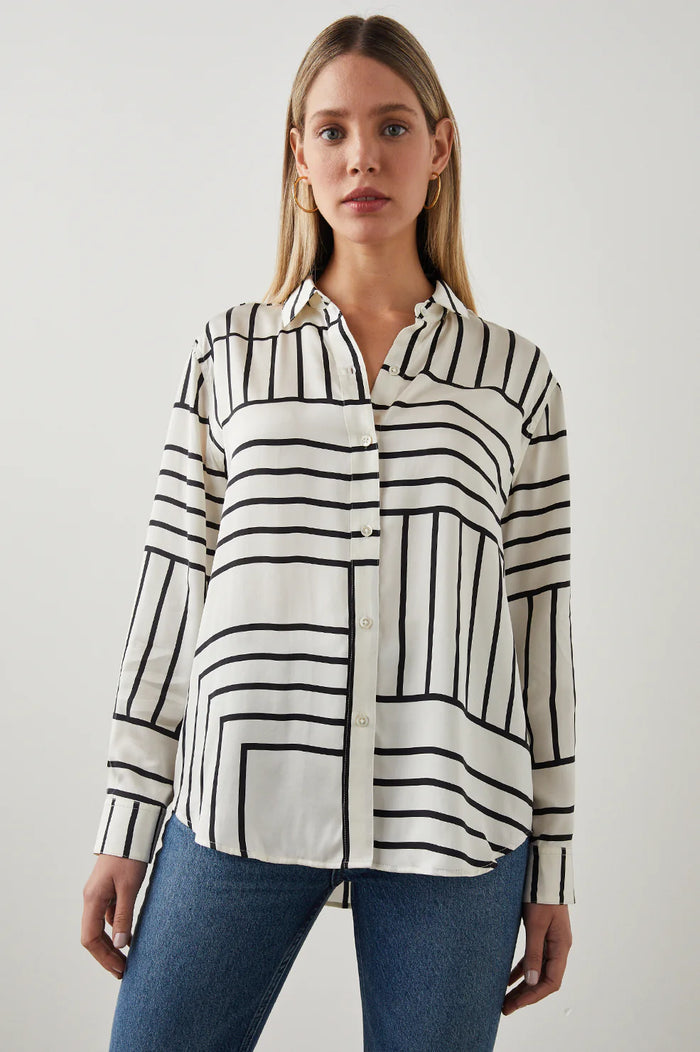 Mara Shirt - Patchwork Stripe