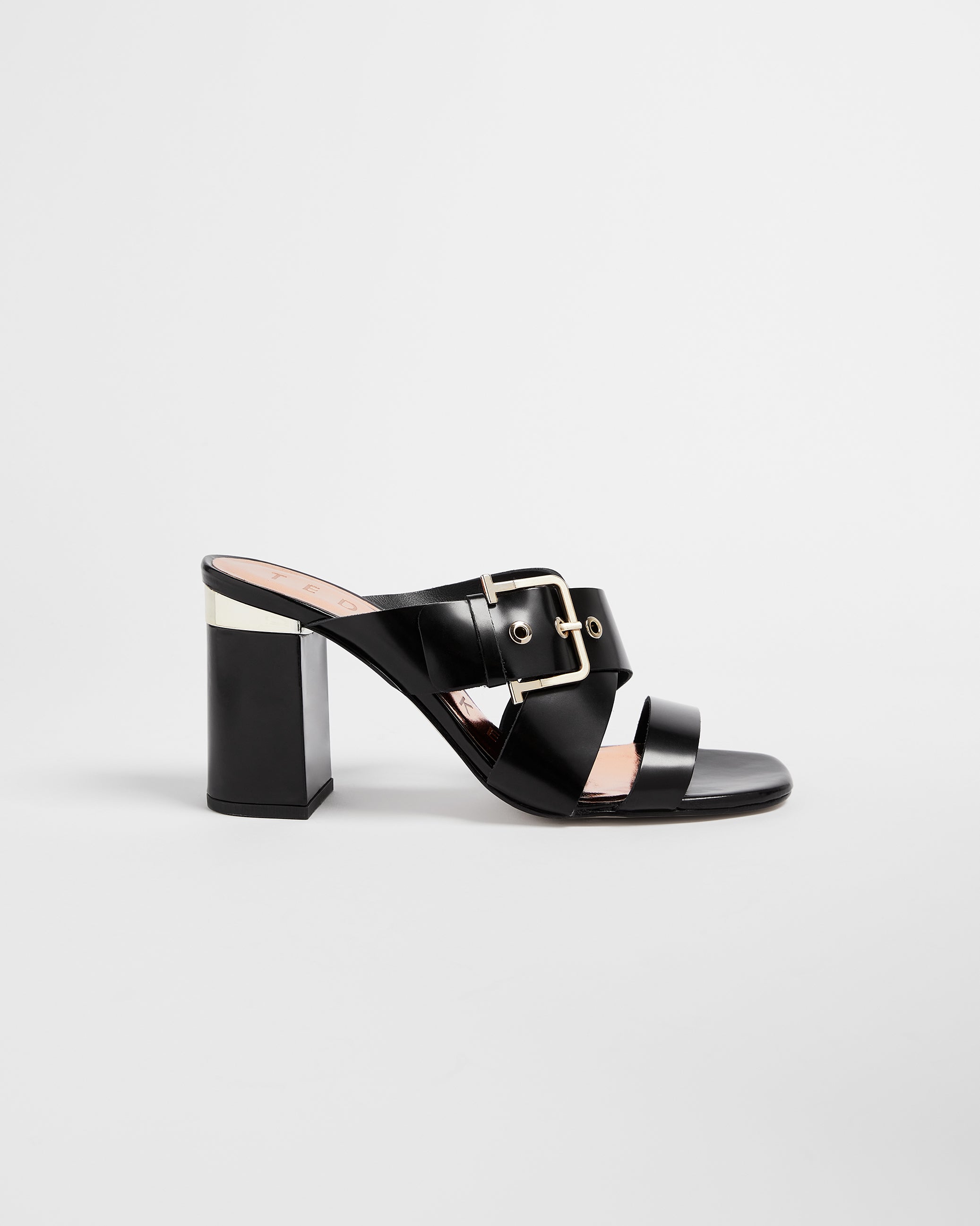 Fendi buckle sale mule