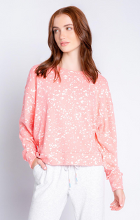 Flick Of A Brush Dreamer Top - Coral