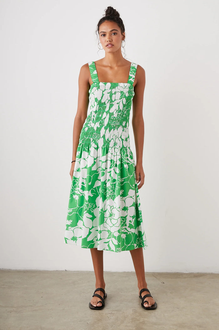 Seville Dress - Green Lotus