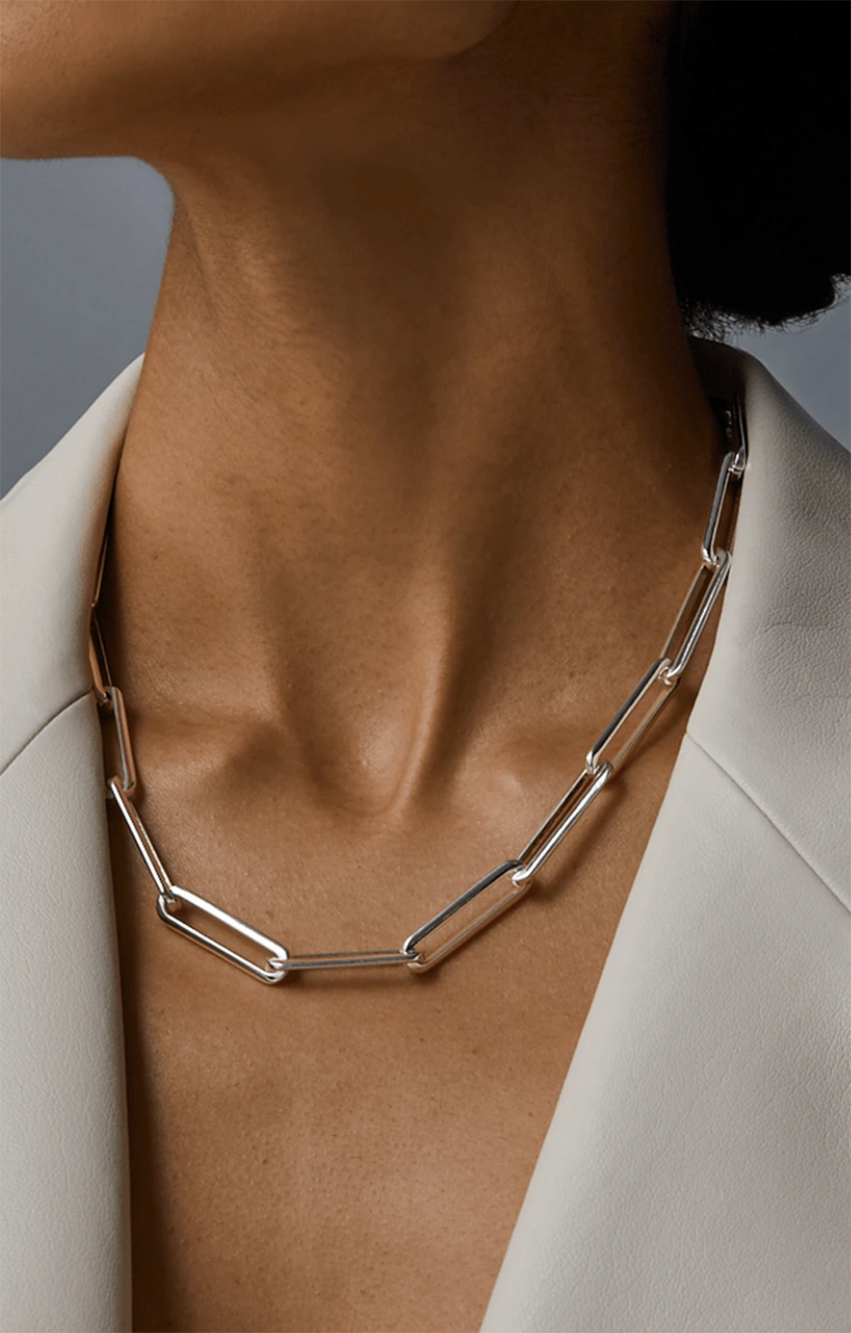 Stevie Chain Necklace - Silver