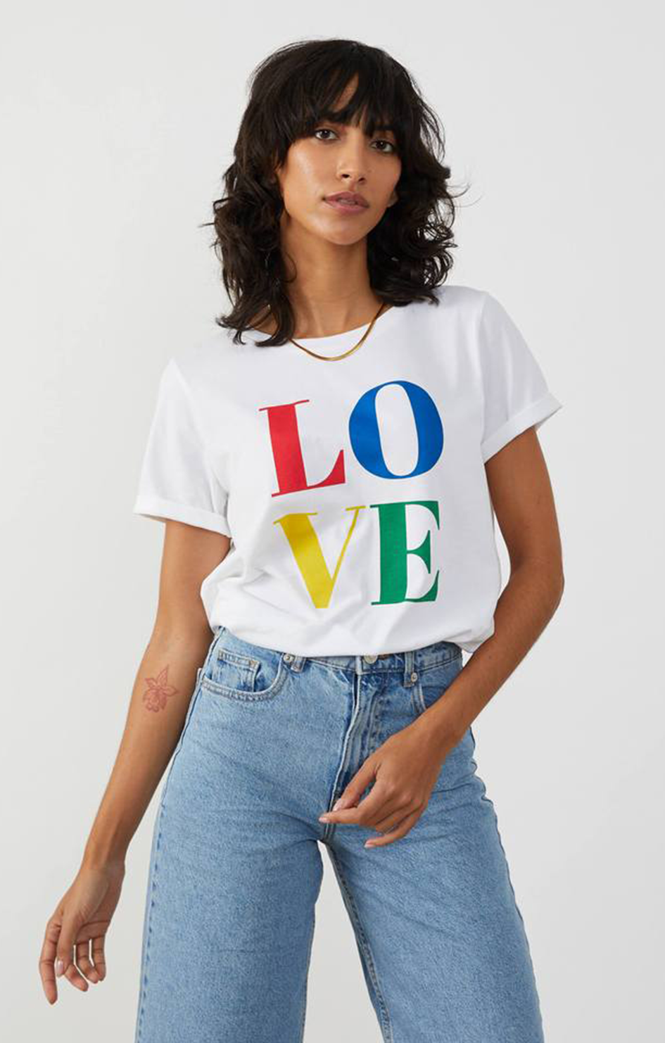 Lola Tee - Sports Club - Love - White