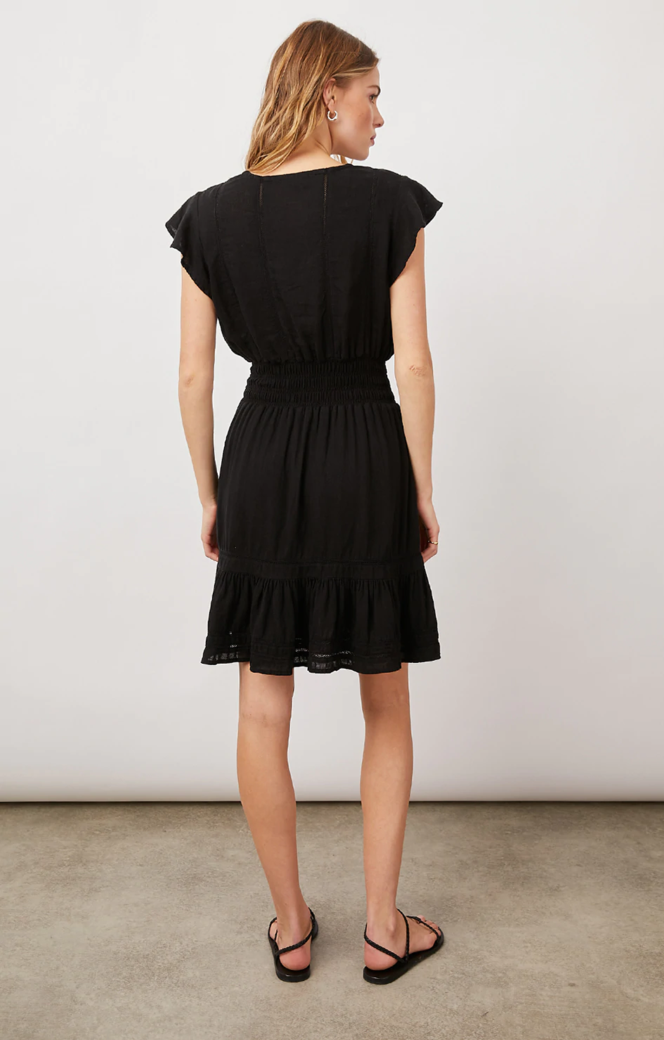 Tara Dress - Black Lace Detail