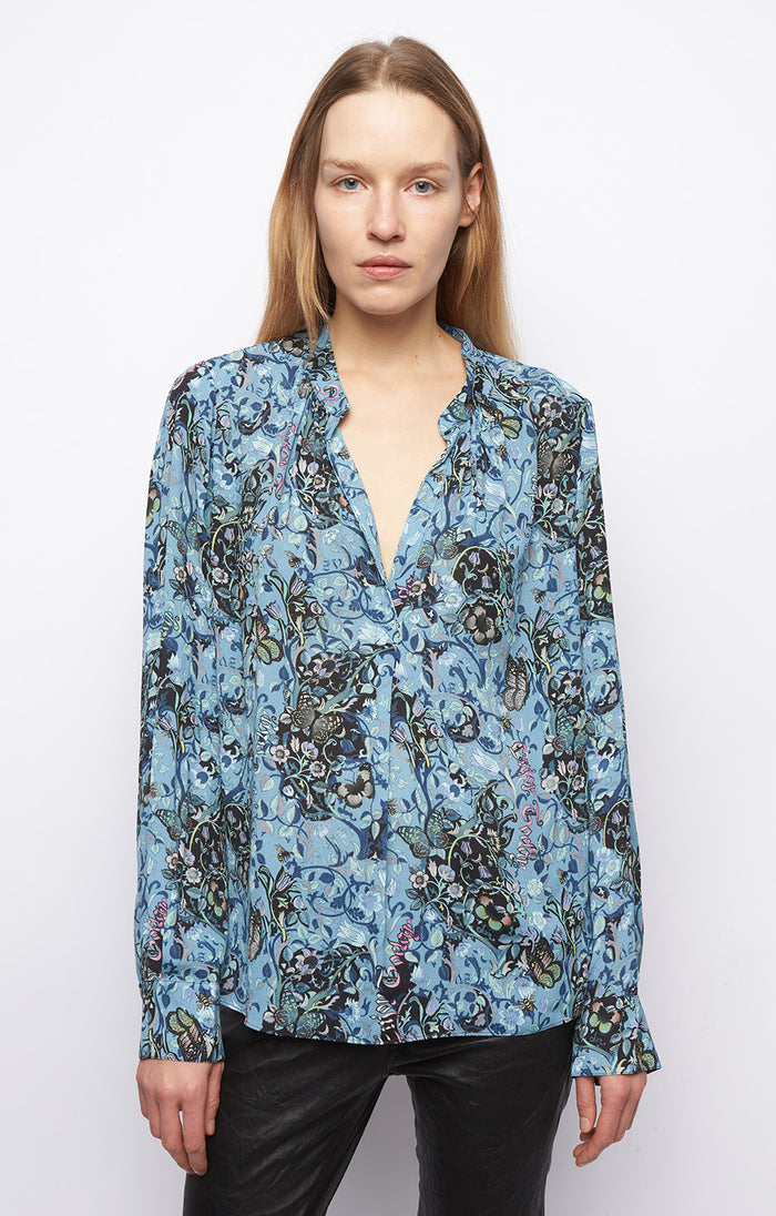 Tink Bohemian Patch Blouse - Oxford