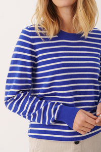 Gertie Pullover - Bluing Stripe