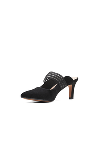 Illeana Gem - Black Suede