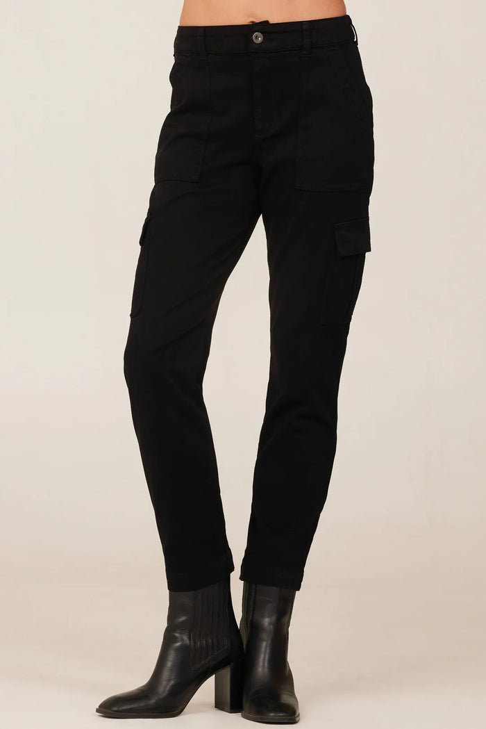 Jenna Cargo Trouser - Black