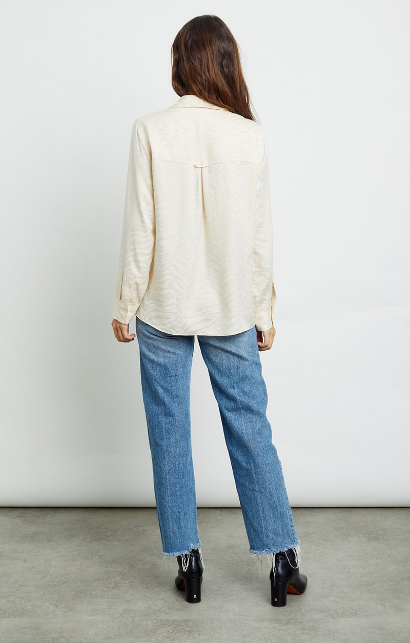 Rails Kate Shirt White Tiger