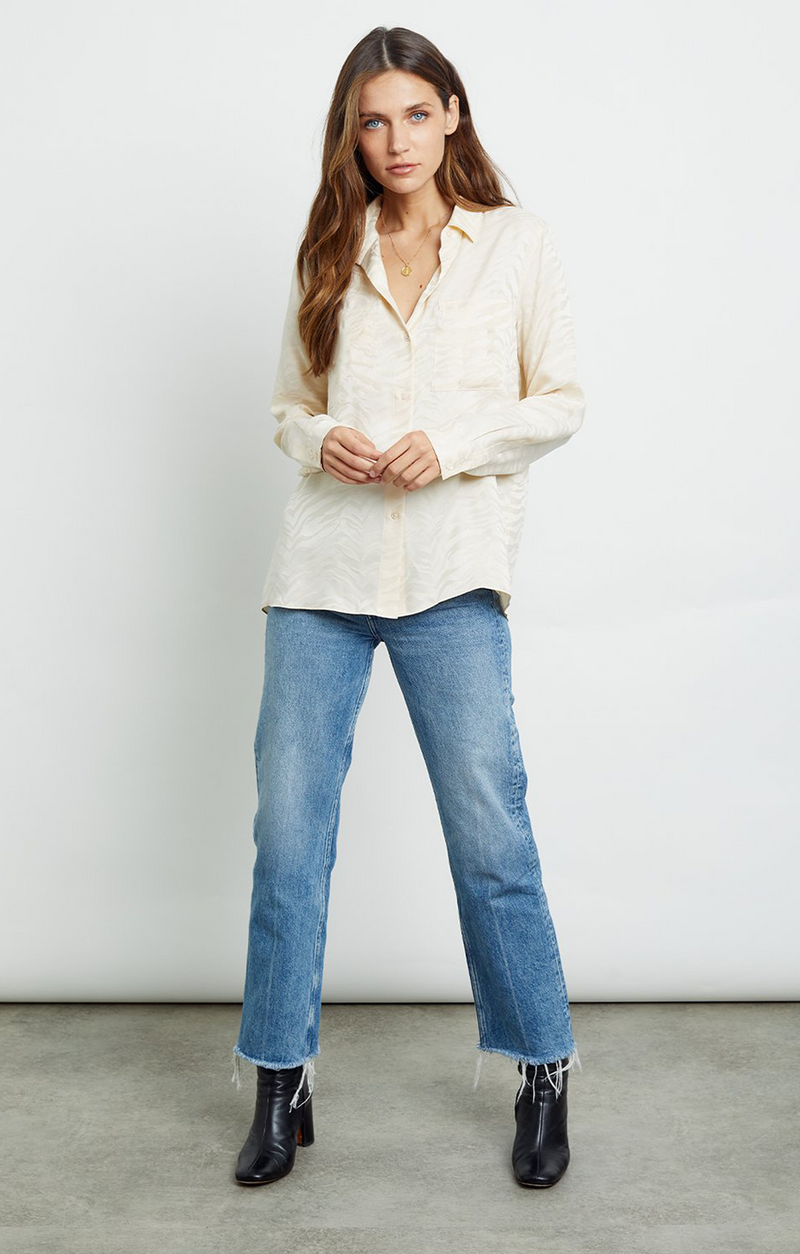 Rails Kate Shirt White Tiger
