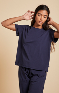 Velvet By Graham & Spencer Topanga Tee Navy