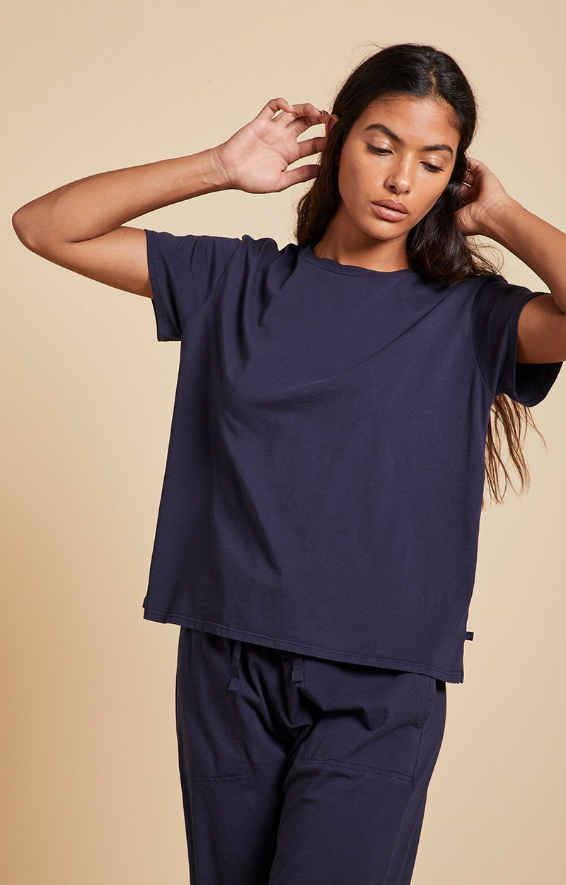 Velvet By Graham & Spencer Topanga Tee Navy