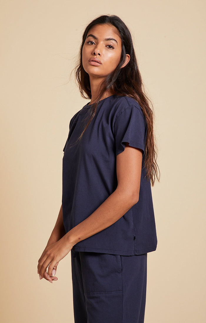Velvet By Graham & Spencer Topanga Tee Navy
