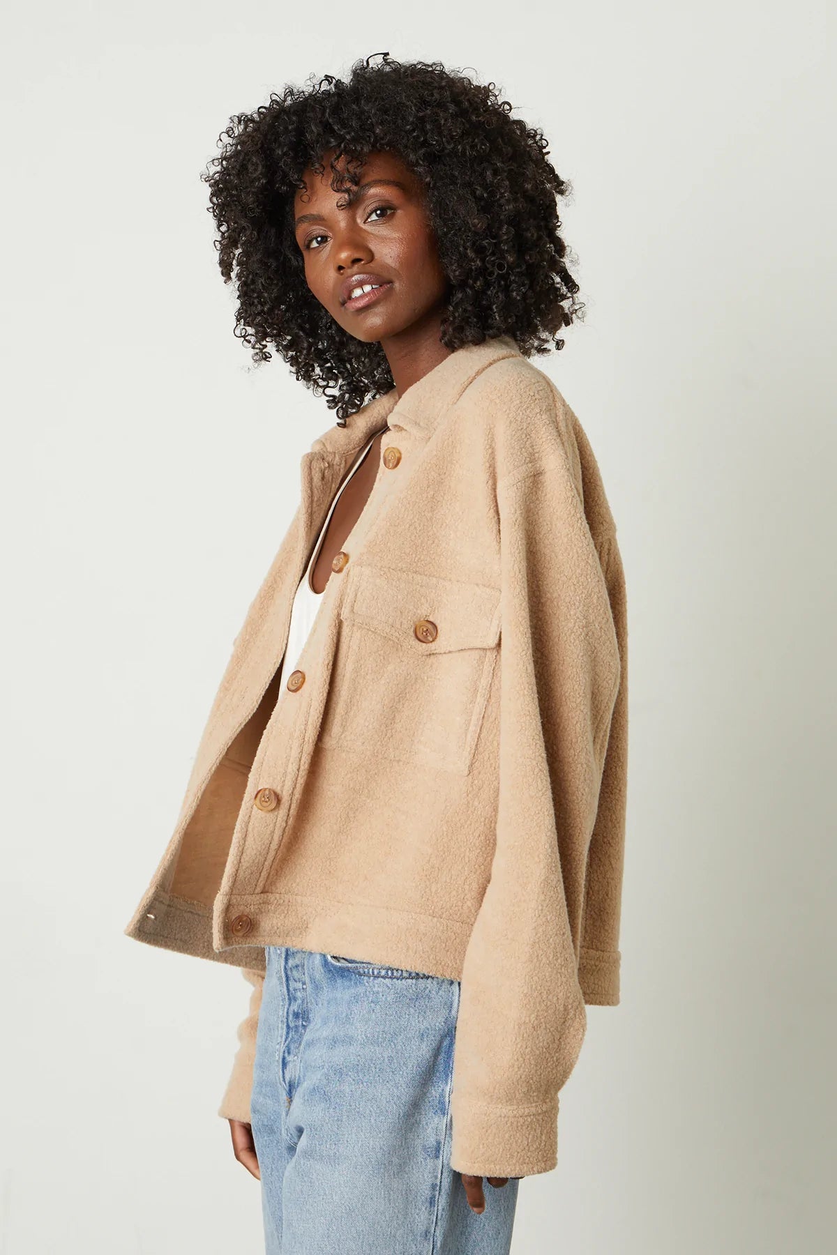 Jacket camel discount