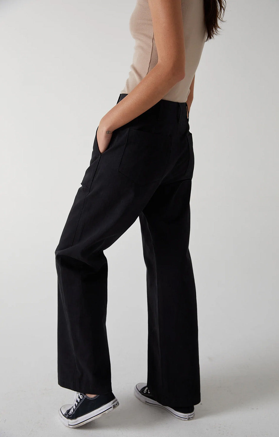 Ventura Pant - Vintage Black - Velvet By Graham & Spencer – Twist