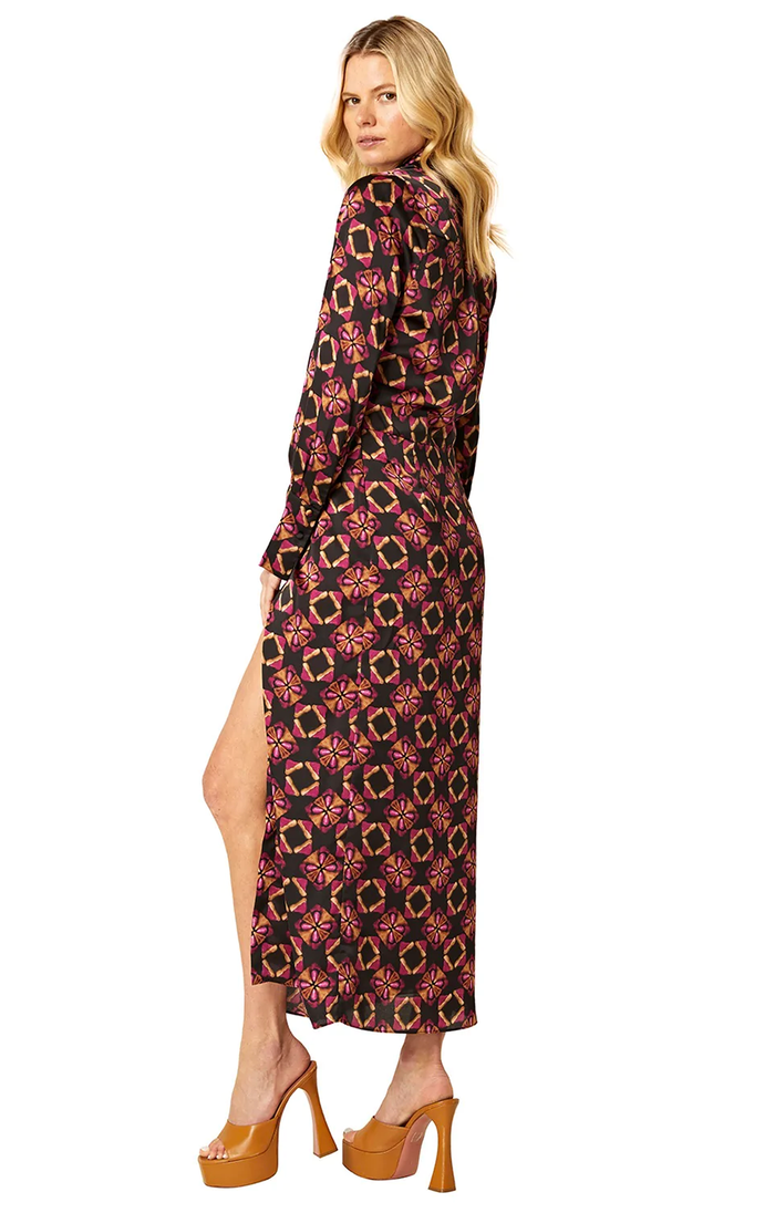 Valentina Dress - Shibori Prism