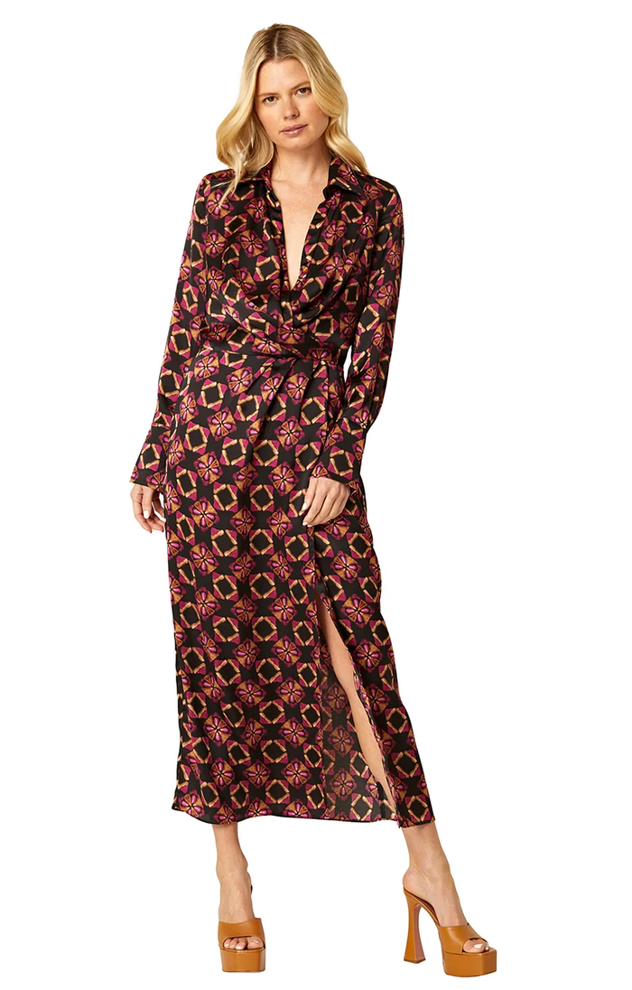 Valentina Dress - Shibori Prism